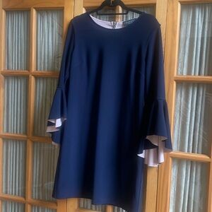 LAUNDRY navy dress